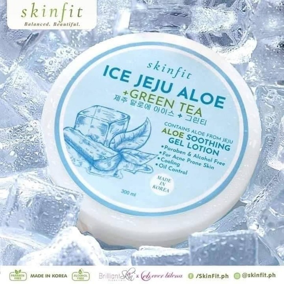 SkinFit Other - SkinFit Ice Jeju Aloe + Green Tea Gel